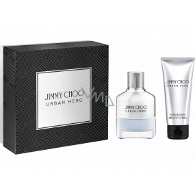 Jimmy Choo Urban Hero parfümiertes Wasser für Männer 50 ml + Duschgel 100 ml, Geschenkset