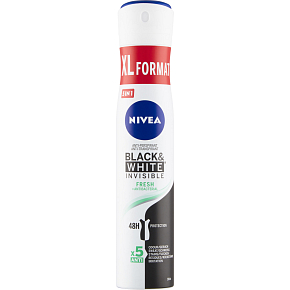 Nivea Black & White Invisible Frisches Antitranspirant Deodorant Spray für Frauen 200 ml
