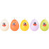 Emocio Egg Gesicht 60 mm 1 Stück Mischfarben