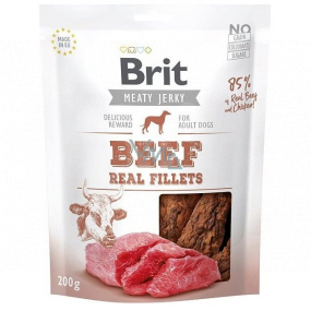 Brit Jerky Trockenfleischsnacks mit Rind und Hühnchen für ausgewachsene Hunde 200 g