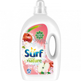 Surf Apple Blossom & Patchouli Gel zum Waschen von Bunt- und Weißwäsche 54 Dosen 2,7 l