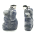 Sodalith Hund Anhänger Naturstein, handgeschliffene Figur 1,8 x 2,5 x 8 mm, Stein Kommunikation