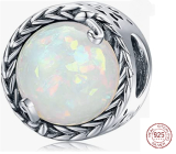 Sterling Silber 925 Opal synthetisch, Armband Perle, Symbol