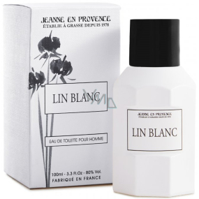 Jeanne en Provence Lin Blanc - Baumwollblüte Eau de Toilette für Männer 100 ml