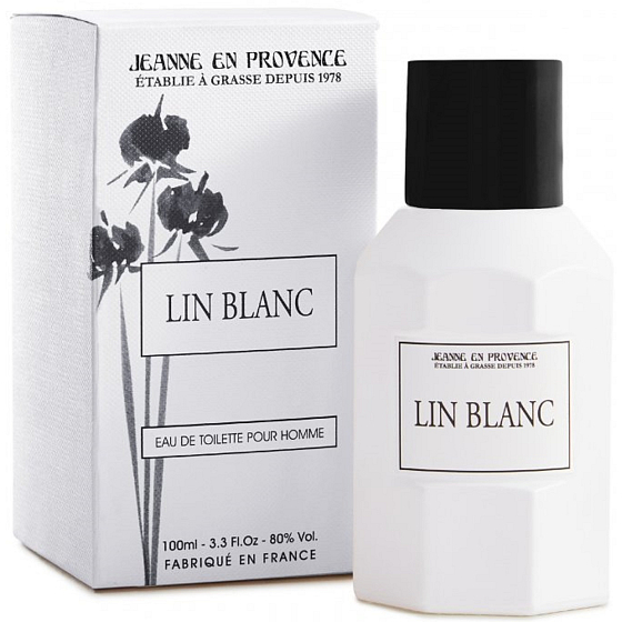 Jeanne en Provence Lin Blanc - Baumwollblüte Eau de Toilette für Männer 100 ml
