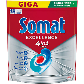 Somat Geschirrspültabs Excellence 4in1 60 Stk