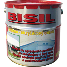 Bisil Farbe für Beton unter Wasser, wasserdicht, 0101 grau, 8 kg