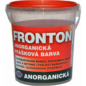 Fronton Puderfarbe für Baustellenmischungen Mörtel und Beton, 0281 dunkelbraun, 800 g