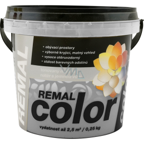 REMAL Color Wandfarbe 190 anthrazit, 250 g REMAL Color Wandfarbe 190 anthrazit, 250 g