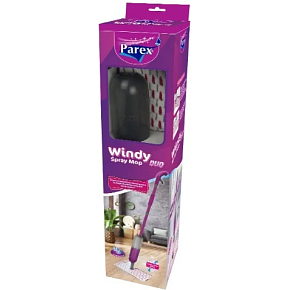 PAREX flacher Wischmop WINDY DUO mit Spray