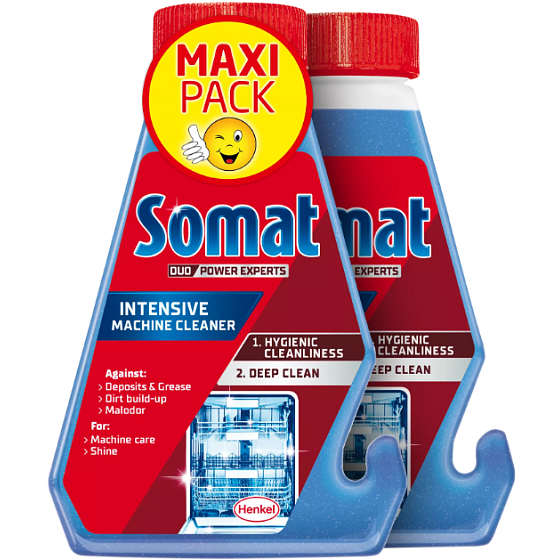 Somat Intensiv-Spülmaschinen-Pflege-Reiniger 2 x 250 ml