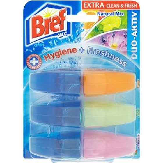 Bref Duo Active Extra Clean & Fresh WC-Gel-Nachfüllscharnier 3 x 60 ml