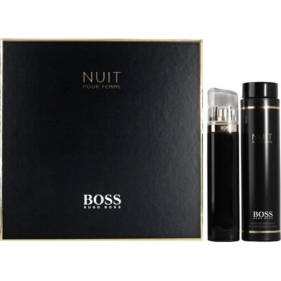 Hugo Boss Nuit für Femme parfümiertes Wasser für Frauen 75 ml + Körperlotion 200 ml, Geschenkset