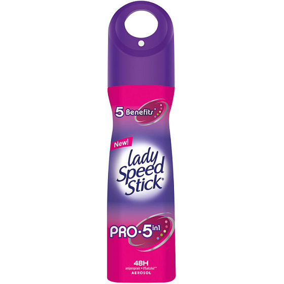 Lady Speed Stick Pro 5in1 Antitranspirant Deospray für Frauen 150 ml