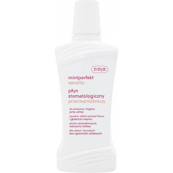 Ziaja Mintperfekt Sensitives Mundwasser gegen Karies 500 ml