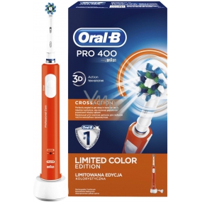 Oral-B Pro 400 CrossAction Orange elektrische Zahnbürste 1 Stück