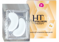 Dermacol Hyaluron Therapy 3D Erfrischende feuchtigkeitsspendende Augenmaske 6 x 6 g