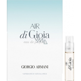 Giorgio Armani Air di Gioia parfümiertes Wasser für Frauen 1,2 ml mit Spray, Fläschchen