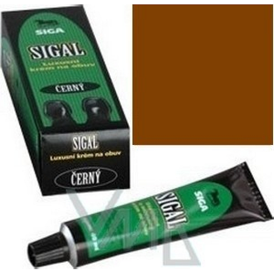 Sigal Luxus Schuhcreme Braun 75 ml