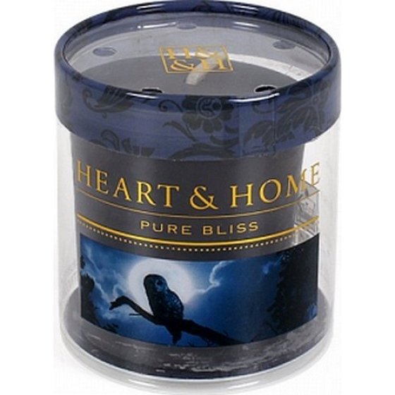 Die Duftkerze von Heart & Home Twilight Soy brennt bis zu 15 Stunden. 53 g