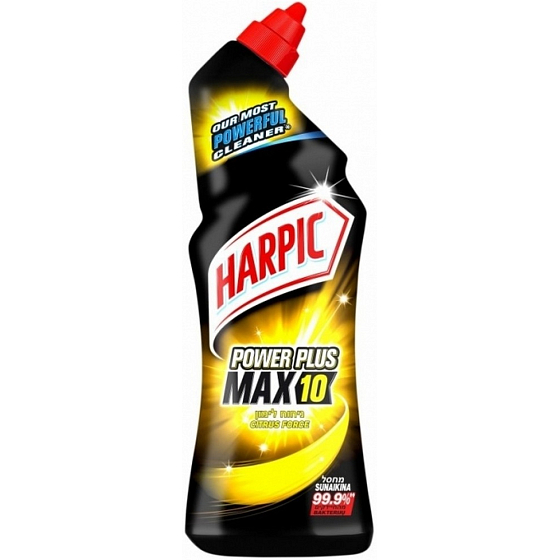 Harpic Power Plus Max10 Citrus Fresh flüssiger WC-Reiniger 750 ml