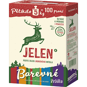 Jelen Waschpulver Color, 100 Wäschen, 5 kg