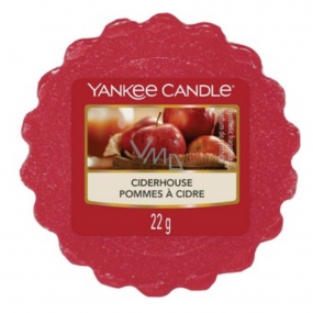 Yankee Candle Ciderhouse - Apfelwein duftendes Wachs für Aromalampe 22 g