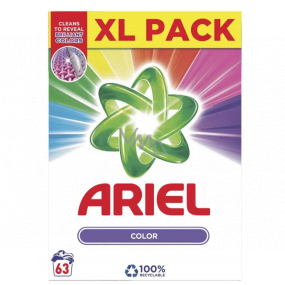 Ariel Color Waschpulver für farbige Wäschekiste 63 Dosen 4.725 kg