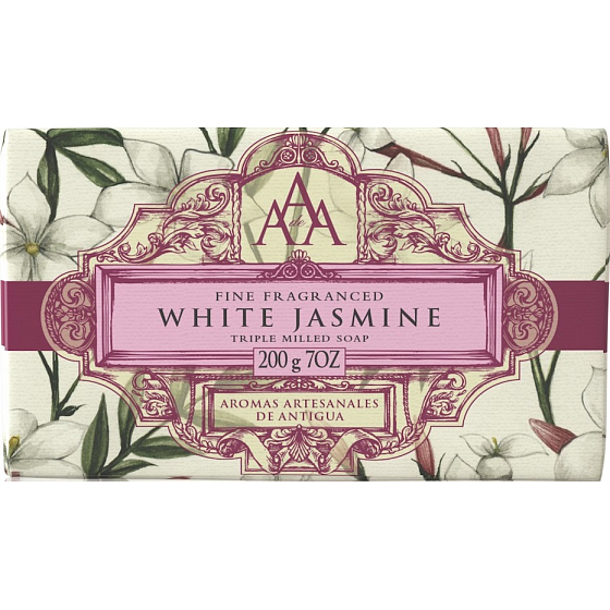 Somerset Toiletry Weißer Jasmin Luxus dreimal gemahlene Toilettenseife 200 g