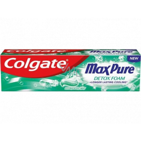 Colgate Max Pure Detox Foam Zahnpasta für gründliche Zahnreinigung 75 ml