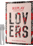 Replay Signature Lovers for Woman Eau de Toilette für Frauen 2 ml mit Spray, Fläschchen