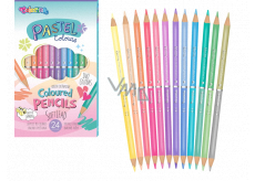 Colorino Crayons Pastell doppelseitig 12 Stück / 24 Farben