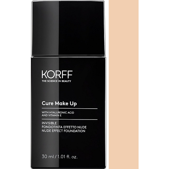 Korff Cure Make Up Invisible Nude Effect Foundation unsichtbares Make-up 01 Creamy 30 ml