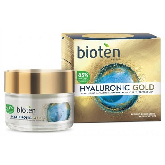 Bioten Hyaluronic Gold aufpolsternde Tagescreme für reife Haut 50 ml