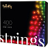 Twinkly Strings Multi Color intelligente Glühbirnen 400 Stück für Baum gesteuert durch App 32 m