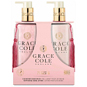 Grace Cole Warm Vanilla & Sandalwood - Vanilla & Sandalwood flüssige Handseife 300 ml + sanfte Handlotion 300 ml, Kosmetikset für Frauen