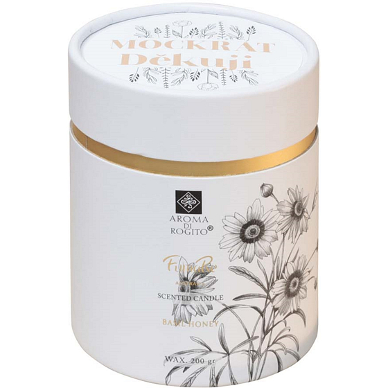 Bohemia Gifts Duftkerze in Geschenkverpackung Danke vielmals 200 g