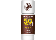 Dermacol Sun SPF50+ hypoallergene wasserfeste Creme in einem Stick 24 g