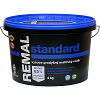 REMAL Standard hochdiffusionsfähige Farbe für Wände, 4 kg