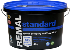 REMAL Standard hochdiffusionsfähige Farbe für Wände, 4 kg