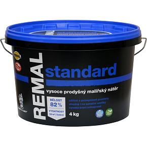 REMAL Standard hochdiffusionsfähige Farbe für Wände, 4 kg
