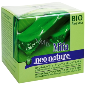Mitia Bio Aloe Vera feuchtigkeitsspendende Haut- und Körpercreme 250 ml
