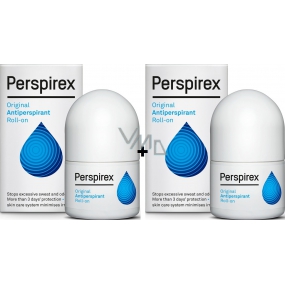 Perspirex Original Ball Antitranspirant geruchloses Aufrollen 3-5 Tage Unisex-Effekt 2 x 25 ml