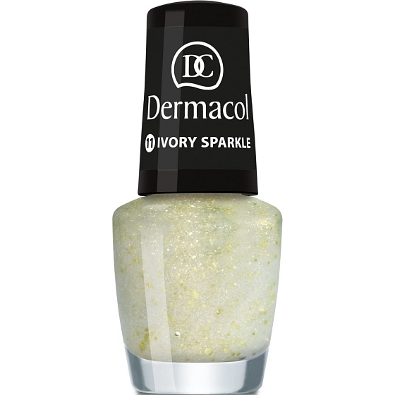 Dermacol Nagellack mit Effekt Glitter Touch Nagellack mit Effekt 11 Ivory Sparkle 5 ml