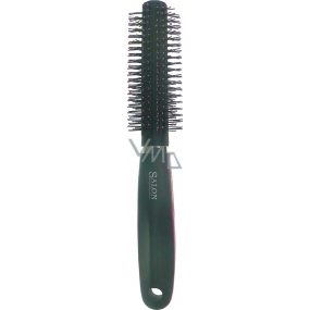 Salon Professional Brush Haarbürste rund schwarz-pink 22,5 cm 40270