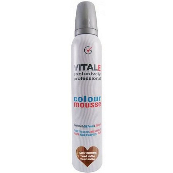 Vitale Exclusively Professional Coloring Mousse Mit Vitamin E Dunkelbraun 200 ml