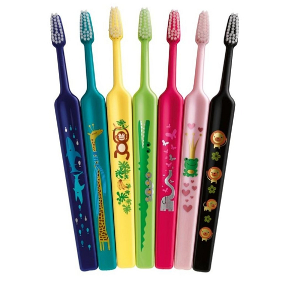 TePe Select Compact X-Soft Zoo ab 3 Jahren Zahnbürste für Kinder 1 Stück