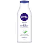 Nivea Aloe & Hydration leichtes Körpermilch mit Pumpe, 400 ml