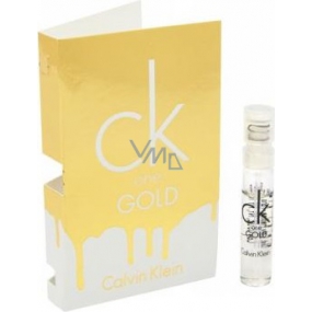 Calvin Klein CK One Gold Eau de Toilette Unisex 1,2 ml mit Spray, Fläschchen