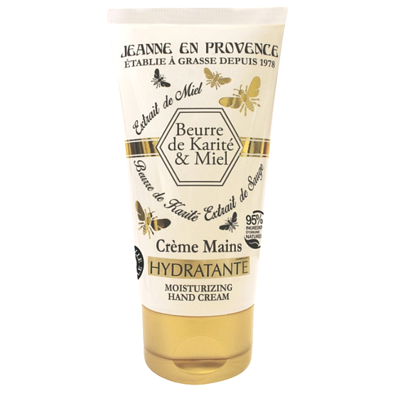 Jeanne en Provence Beurre de Karité & Miel Sheabutter und Honig extra pflegende und heilende Handcreme 75 ml